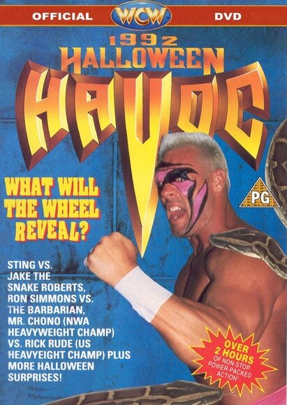 WCW Разрушение на Хэллоуин (1992) постер