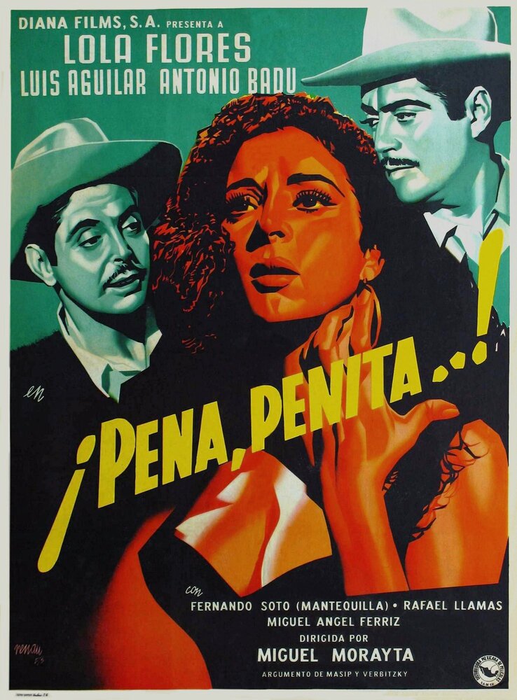 ¡Ay, pena, penita, pena! (1953) постер