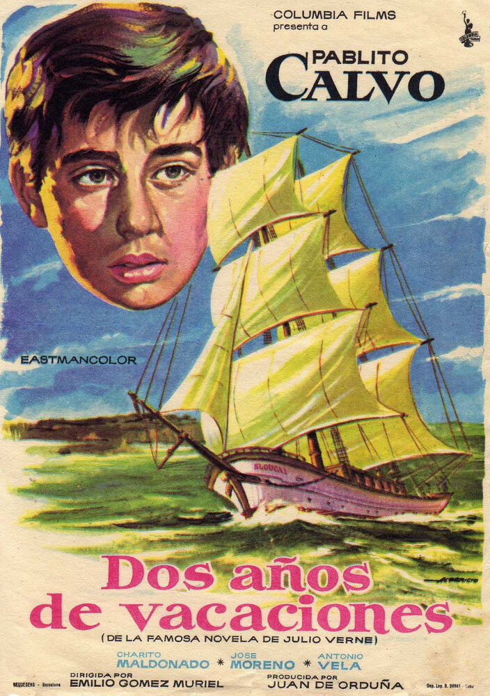 Два года каникул (1962) постер