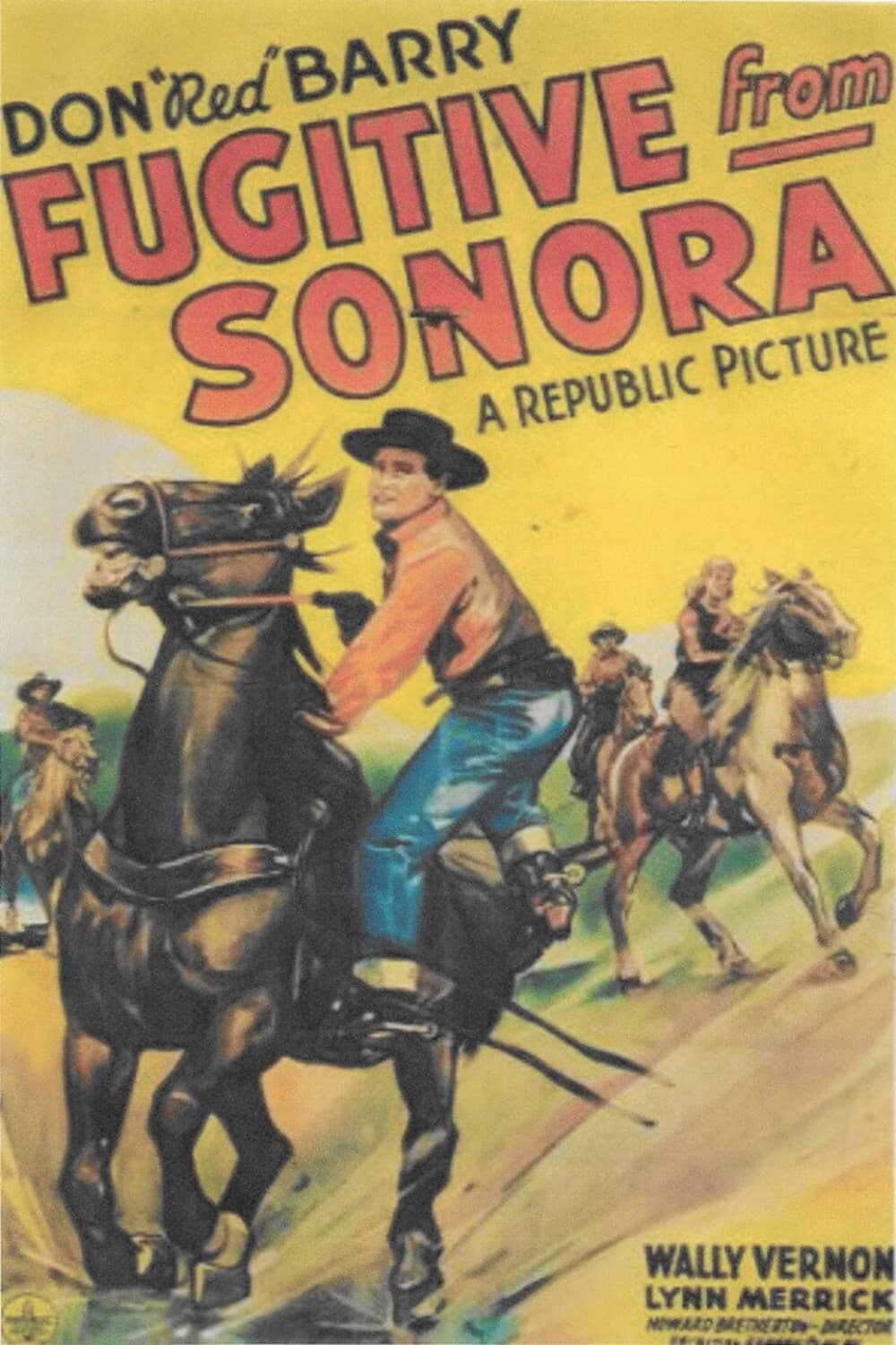 Fugitive from Sonora (1943) постер