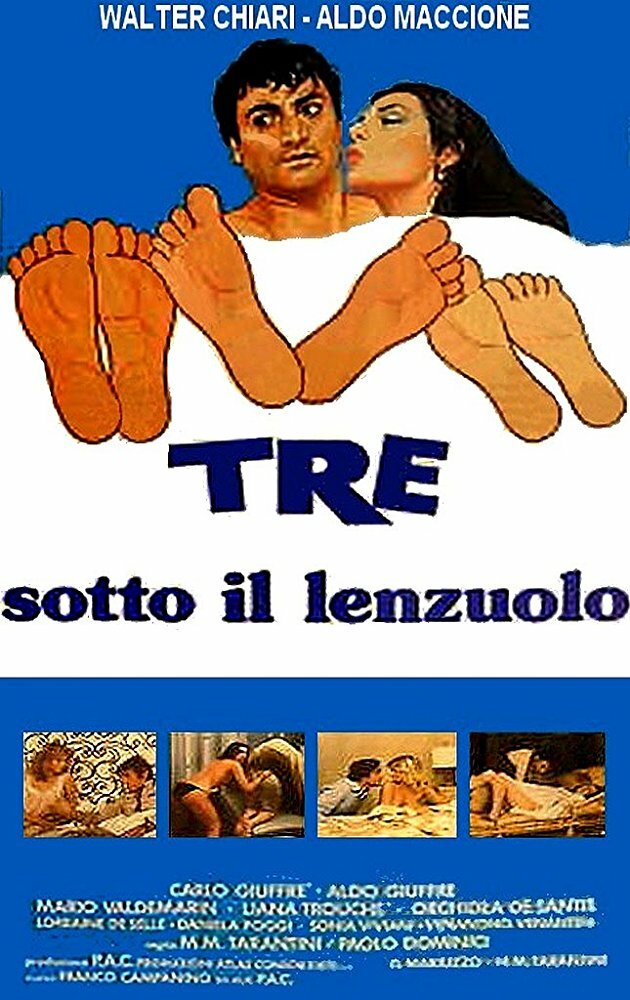 Трое под простынёй (1979) постер
